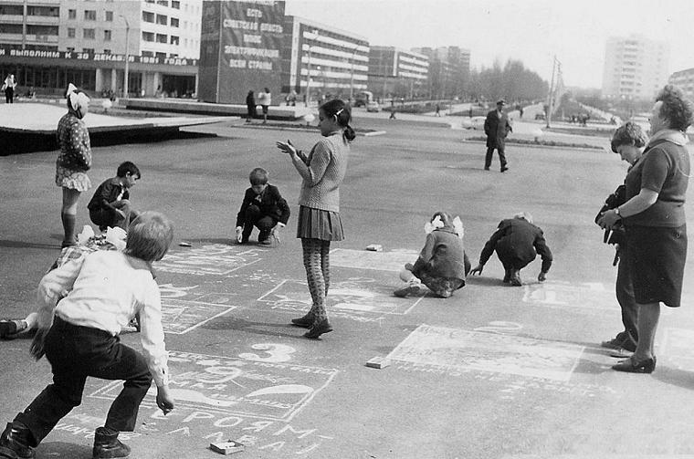 Припять, апрель 

1986